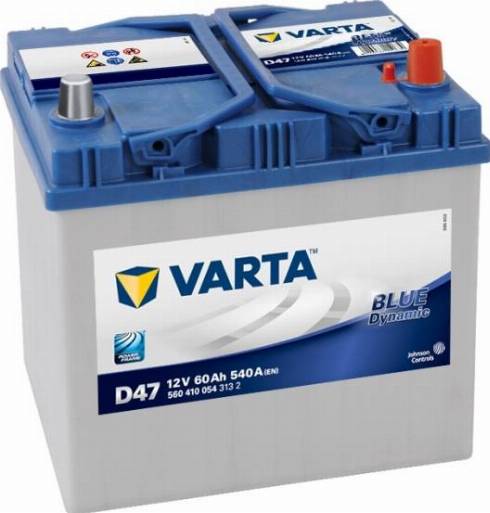 Varta 560410054 - 60Ah 540A Blue