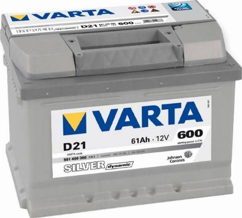 Varta 561400060 - 61Ah 600A Silver