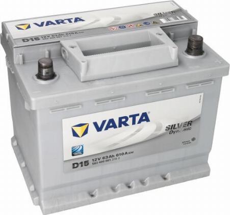 Varta 563400061 - 63Ah 610A Silver