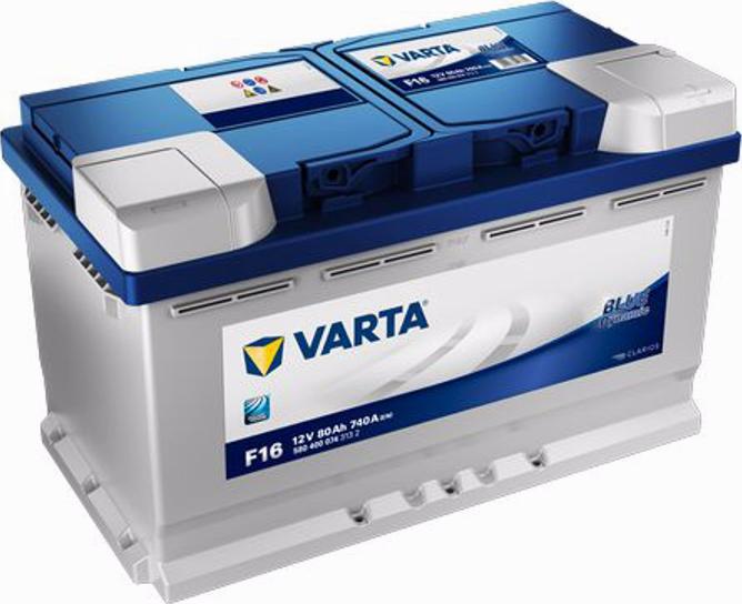 Varta 580400074 - 80Ah 740A Blue