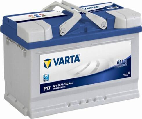 Varta 580406074 - 80Ah 740A Blue