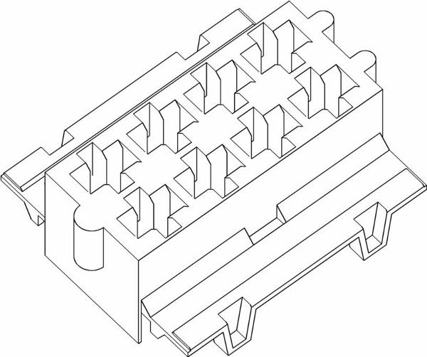 Webasto 1320130A - RECEPTACLE HOUSING 2