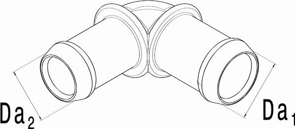 Webasto 1322277A - connecting pipe 18x20