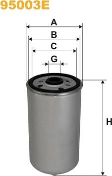 WIX Filters 95003E - Degvielas filtrs