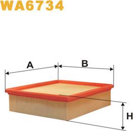 WIX Filters WA6734 - GAISA FILTRS