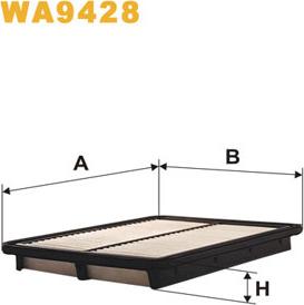 WIX Filters WA9428 - GAISA FILTRS