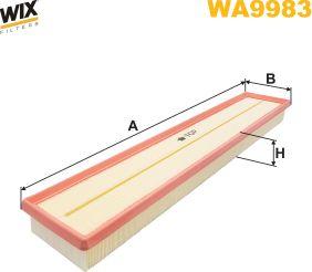 WIX Filters WA9983 - GAISA FILTRS