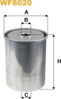 WIX Filters WF8020 - Degvielas filtrs