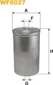 WIX Filters WF8027 - WK853 DEGVIELAS