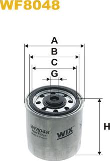 WIX Filters WF8048 - WK817-3X DEGVIELAS