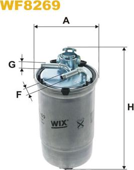 WIX Filters WF8269 - WK853-12 DEGVIELAS