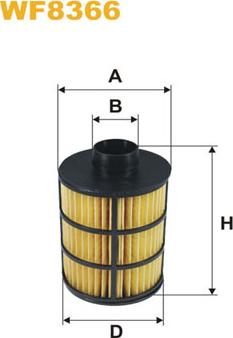 WIX Filters WF8366 - DEGVIELAS FILTRS