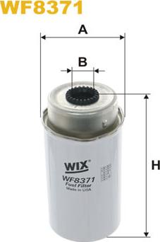 WIX Filters WF8371 - WK8158 DEGVIELAS