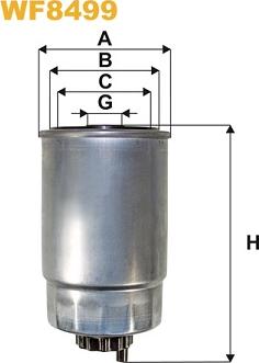 WIX Filters WF8499 - DEGVIELAS FILTRS
