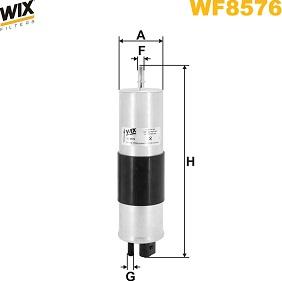 WIX Filters WF8576 - DEGVIELAS FILTRS