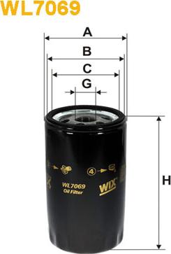 WIX Filters WL7069 - W730-1 EĻĻAS