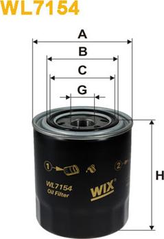 WIX Filters WL7154 - WP928-81 EĻĻAS