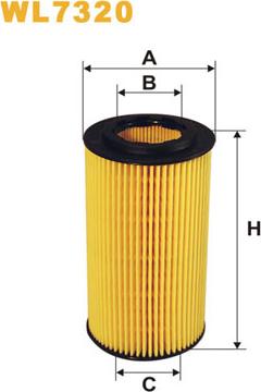WIX Filters WL7320 - HU719-8X EĻĻAS