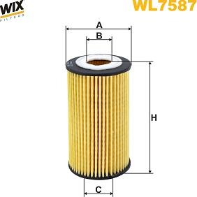 WIX Filters WL7587 - EĻĻAS FILTRS