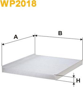 WIX Filters WP2018 - SALONA FILTRS
