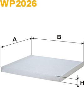 WIX Filters WP2026 - SALONA FILTRS