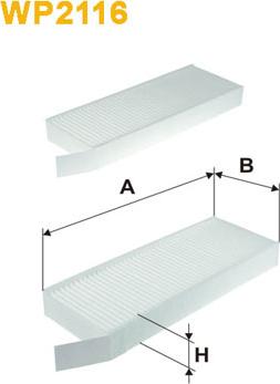 WIX Filters WP2116 - SALONA FILTRS