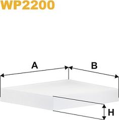 WIX Filters WP2200 - SALONA FILTRS