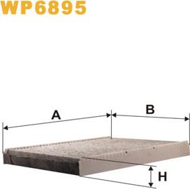 WIX Filters WP6895 - Filtrs, Salona