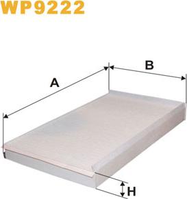 WIX Filters WP9222 - SALONA FILTRS