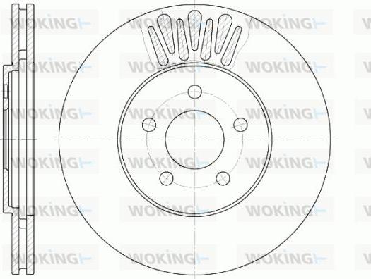 FREMAX BD-4073 - BREMŽU DISKS CHRYSLER