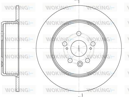 Blue Print ADT34354 - BREMŽU DISKS