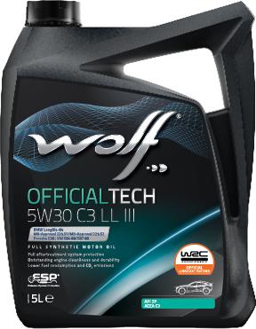 Wolf 1048181 - OFFICIALTECH5W30 LLIII 5L