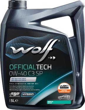 Wolf 1052036 - OFFICIALTECH0W40 C3 SP