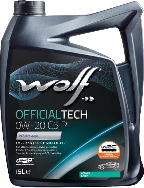 Wolf 1052065 - OFFICIALTECH 0W-20 C5P