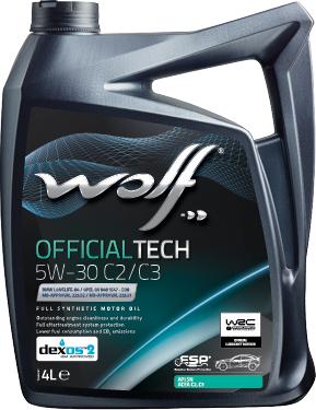 Wolf 1053105 - OFFICIALTECH 5W30C2-C3 4L