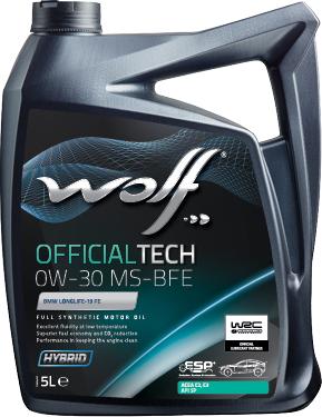 Wolf 1054287 - OFFICIALT. 0W30 MS-BFE