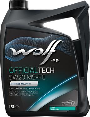 Wolf 8320385 - OFFICIALTECH5W20 MS-FE 5L