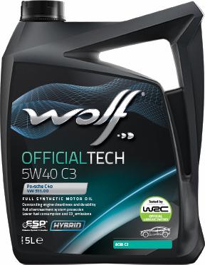 Wolf 8333477 - OFFICIALTECH 5W40 C3