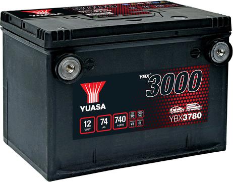 Yuasa YBX3780 - 74Ah 740A AKUMUL