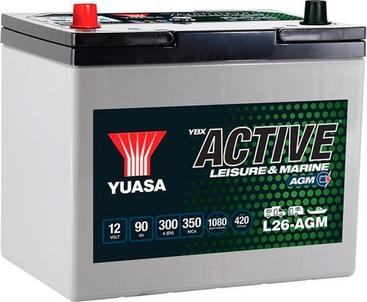 Yuasa L26-AGM - 90Ah 300A Leisure-Marine
