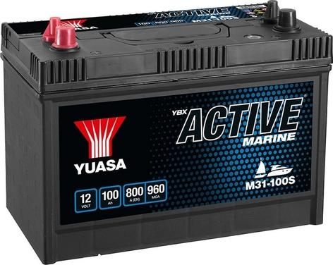 Yuasa M31-100S - 100Ah 750A ACTIVE