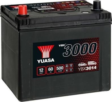 Yuasa YBX3014 - 60Ah 500A AKUMUL