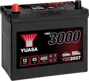 Yuasa YBX3057 - 45Ah 400A AKUMUL
