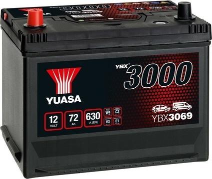 Yuasa YBX3069 - 72Ah 630A AKUMUL