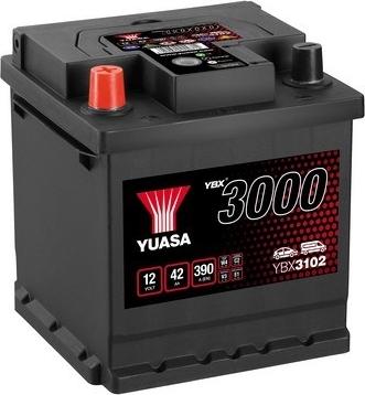 Yuasa YBX3102 - 42Ah 390A AKUMUL