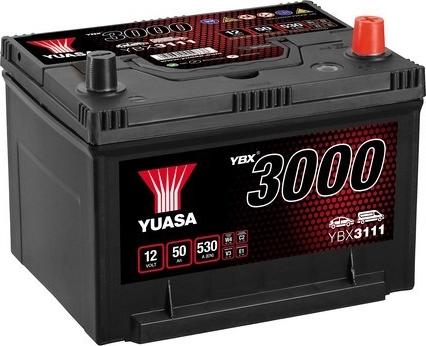 Yuasa YBX3111 - 50Ah 530A AKUMUL