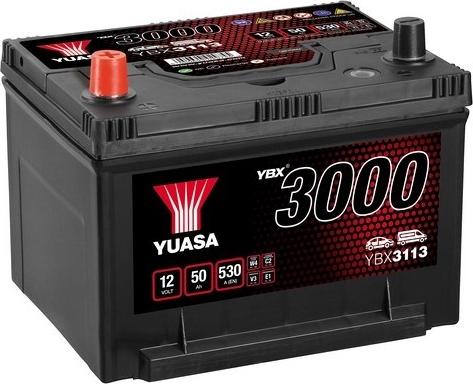 Yuasa YBX3113 - 50Ah 530A AKUMUL