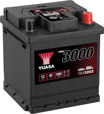Yuasa YBX3202 - 42Ah 390A AKUMUL