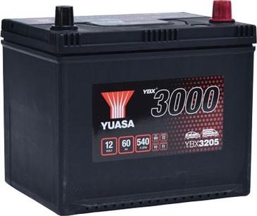 Yuasa YBX3205 - 60Ah 540A AKUMUL