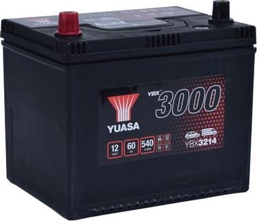 Yuasa YBX3214 - 60Ah 540A AKUMUL